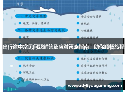 出行途中常见问题解答及应对策略指南，助你顺畅旅程